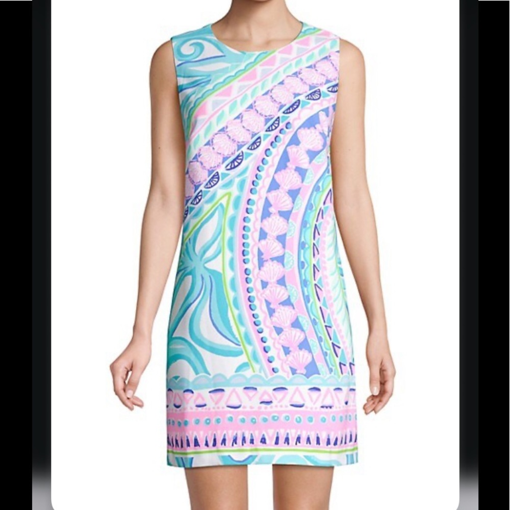Lilly Pulitzer Narissa Stretch Shift Dress - Picture 7 of 8